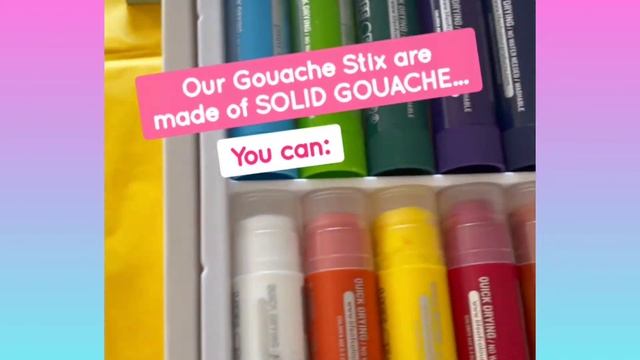 What are gouache sticks? 3 reasons to love Life of Colour solid gouache stix смотреть онлайн