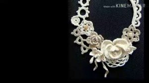 Урок 180. Очаровательные  вязанные укрошение .Колье крючком.