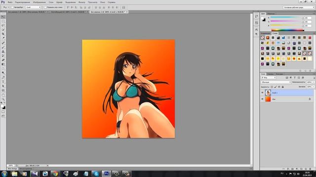 Как Изменить Фон В Фотошопе смотреть онлайн