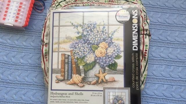 9. Новый процесс. Dimensions. Hydrangeas and shells. Подготовка к процессу + первые продвижения. смотреть онлайн