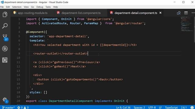Angular Tutorial - 29 - Child Routes смотреть онлайн