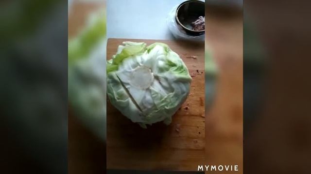 Кухня простых идей .Капуста с консервированной ветчиной,начинка для пирогов . смотреть онлайн