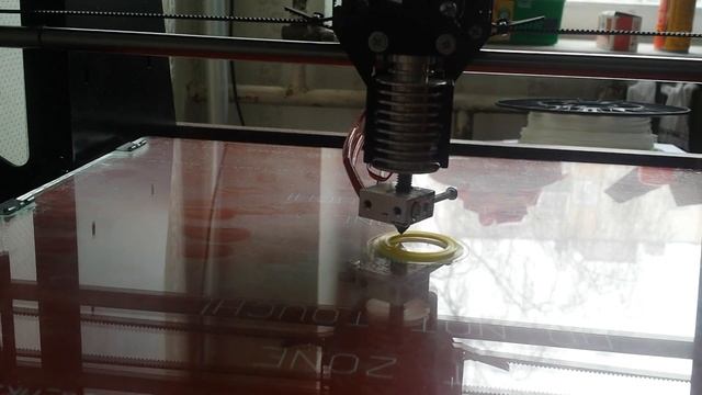 Prusa I3 Steel Bizon печать флекс пластиком. Prusa I3 Steel Bizon Print Flex.