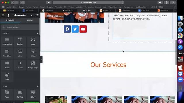 How to create a complete website by wordpress elementor - blog templates - agency website(care) - 8 смотреть онлайн