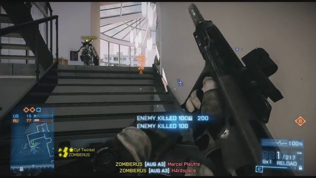 Battlefield 3 Гайд: Стволы Close Quarters #7 AUG A3 смотреть онлайн