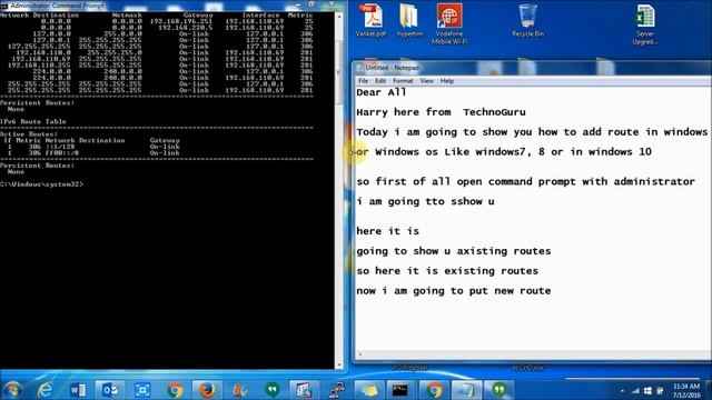 Add or delete static routes in windows server windows 7 windows 8 or windows 10 смотреть онлайн
