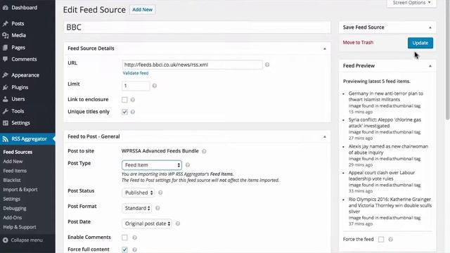 WP RSS Aggregator : Legacy Feed Items (Using the Shortcode) with Feed to Post смотреть онлайн