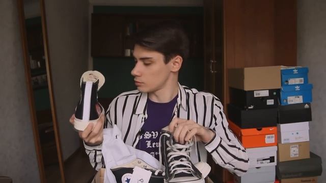МОИ НОВЫЕ КЕДЫ CONVERSE COMME DES GARCONS // РАСПАКОВКА ПОСЫЛКИ FARFETCH смотреть онлайн