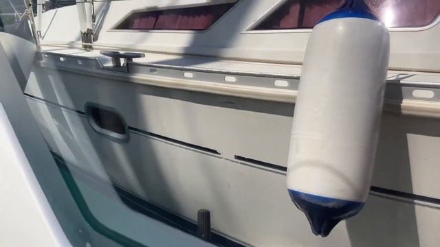 Удаление царапин и полировка корпуса и иллюминаторов на яхте смотреть онлайн