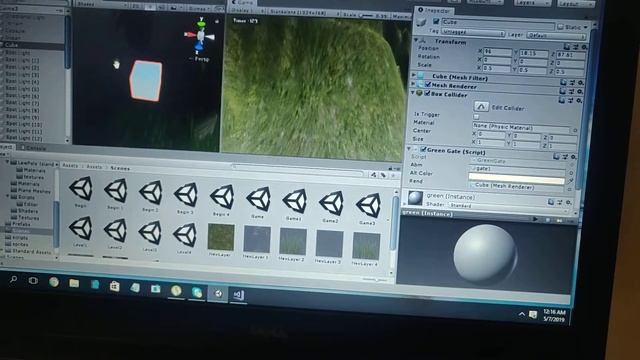 Unity Red CUBE game смотреть онлайн