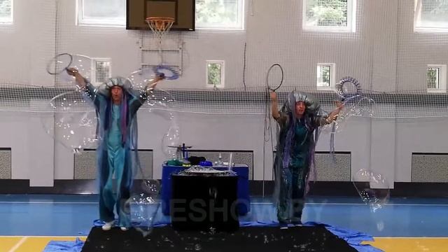 Интерактивное шоу мыльных пузырей 