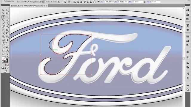 Dibujar Logo de Ford - Adobe Illustrator CS5 смотреть онлайн