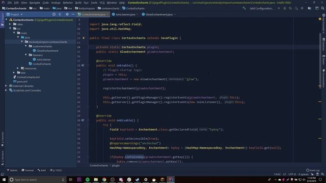 Spigot Plugin Development - 44 - Custom Enchantments смотреть онлайн