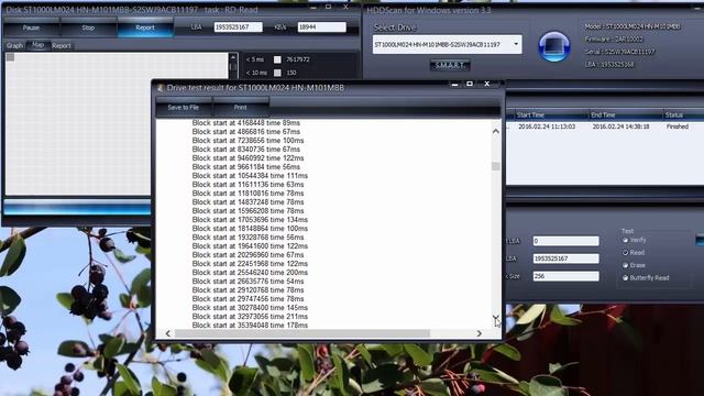 Тест на надежность жесткого диска Seagate-Samsung (model ST1000LM024) смотреть онлайн