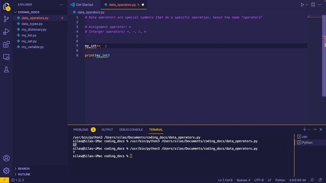 Python Operators: Part 1(Integers) смотреть онлайн