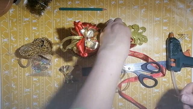 колокольчик на ёлку своими руками 