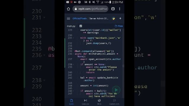 Discord.py basic moderation and economy bot run through смотреть онлайн