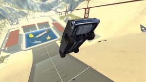 ГРЯЗНЫЕ МАШИНЫ ПРЫГАЮТ В ВОДУ (ИГАНТСКИЙ ВОДЯНОЙ ПИСТОЛЕТ) BeamNG Drive