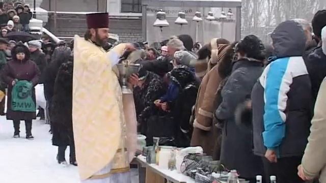 Праздник Крещения Господня в архиерейском соборе смотреть онлайн