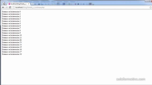 Uso de las funciones PHP Break y Continue смотреть онлайн