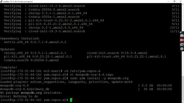 MongoDB Basic Tutorial | Install MongoDB in EC2 (AWS) смотреть онлайн