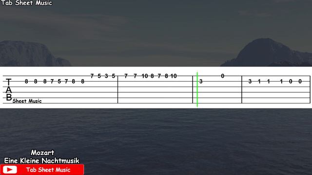 Mozart - Eine Kleine Nachtmusik | Guitar Tutorial смотреть онлайн