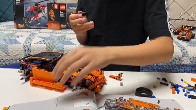 Собираю Lego Technic - Chevrolet Corvette ZR1 смотреть онлайн