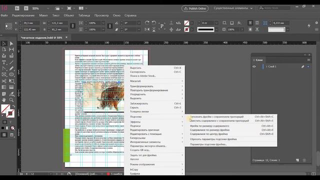 урок9 AdobeInDesign2018 Работа с изображениями смотреть онлайн