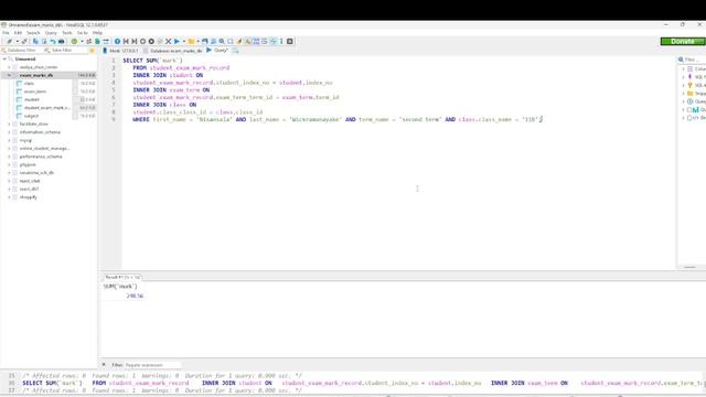 Explain how to use the data usage SUM SQL Functions in Database Tables. смотреть онлайн