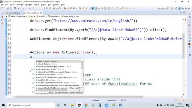 How to Perform Mouse Hover || Selenium Tutorial for Beginners смотреть онлайн