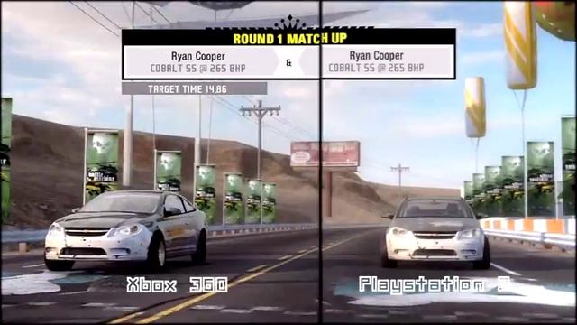 PS3 Vs Xbox 360 Graphics Comparison (Need For Speed ProStreet ) смотреть онлайн