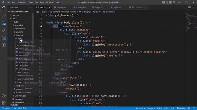 How to Split a Large Theme File into Smaller Files in WordPress || get_header() and get_footer() смотреть онлайн