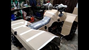 Самодельный квадроцикл с АКПП. Постройка квадроцикла в фотографиях.