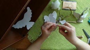 Голубь из фетра, Наталья Никитина, студия мягкой игрушки «Фантазия»