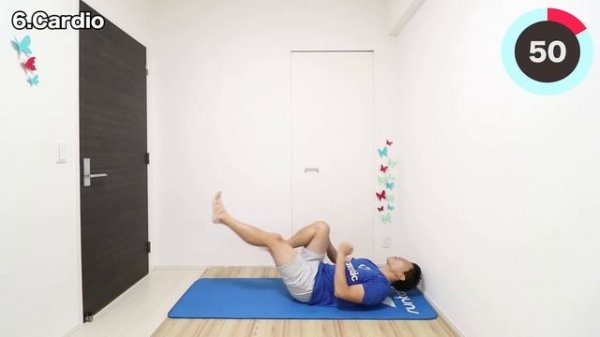 10 Minutes Beginner Fat Burning!  Body Weight Training, Cardio, Stretch #2 | Muscle Watching Englis