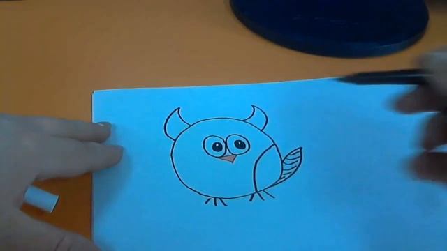 Рисуем сову и филина смотреть онлайн