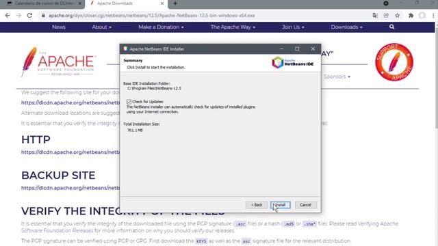 Instalación Apache Netbeans - Installing Apache Netbeans Windows 10 смотреть онлайн