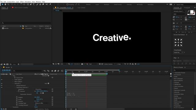 Bouncy Text Animation in After Effects - After Effects Tutorial - No Plugins смотреть онлайн
