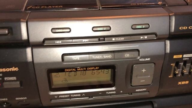 Panasonic RX DS750 Boombox Demo Video смотреть онлайн