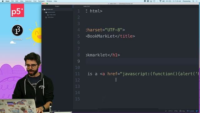 11.2: Bookmarklets - Programming with Text смотреть онлайн