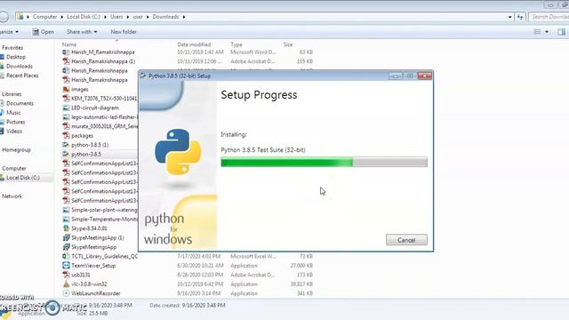 Python 3.8 and Python 3.7 Installation in windows 7 and 10 for python beginners !! смотреть онлайн