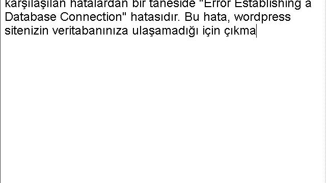 Error establishing a database connection Hatası - WordPress смотреть онлайн