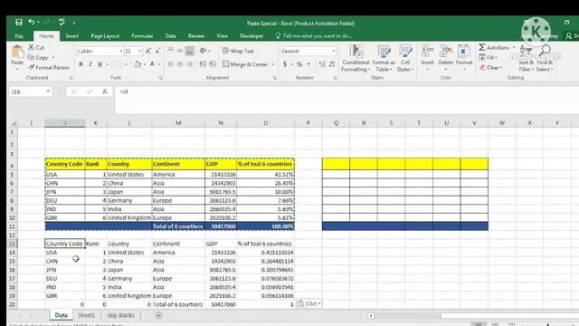 Paste special option | How to use paste special in excel | paste special values смотреть онлайн