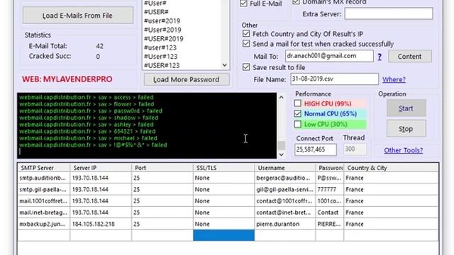 Lavender Pro SMTP Cracker Free смотреть онлайн