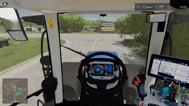 Как хакнуть трактор? Ремонт в сарае - ч45 Farming Simulator 22 смотреть онлайн