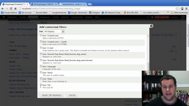 Drupal 7 Views Module Tutorial 6 of 10 - Views Relationships and Contextual Filters смотреть онлайн