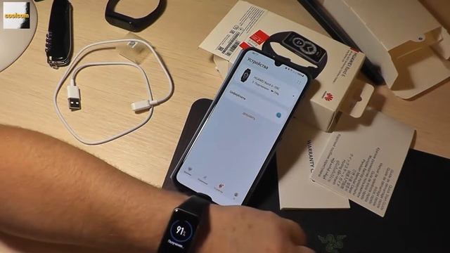 Фитнес-браслет HUAWEI Band 6 Graphite Black (FRA-B19). РАСПАКОВКА и ОБЗОР. смотреть онлайн