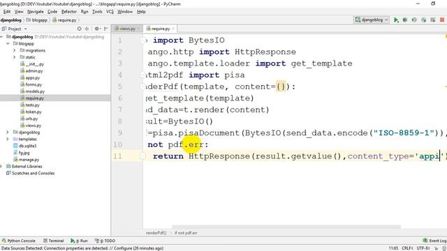 Advancing the blog in Django || Bangla tutorial Part 4(Generating PDF of article) смотреть онлайн
