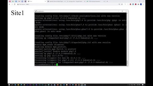 Deploy Apache Web Server on Ubuntu Server 20.04 смотреть онлайн