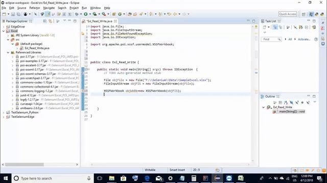 Selenium Interview Question: How to Read/Write excel file in Selenium Part 1 смотреть онлайн